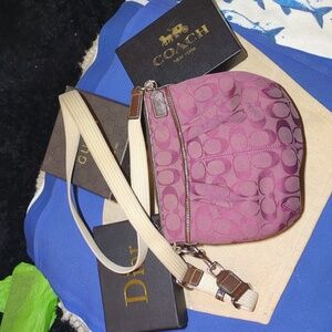 Y2K Authentic Designer Crossbody Bag in Purple Now Only $55